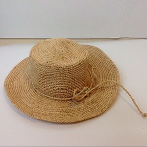 Orvis Tan Straw Hat Brim Fedora